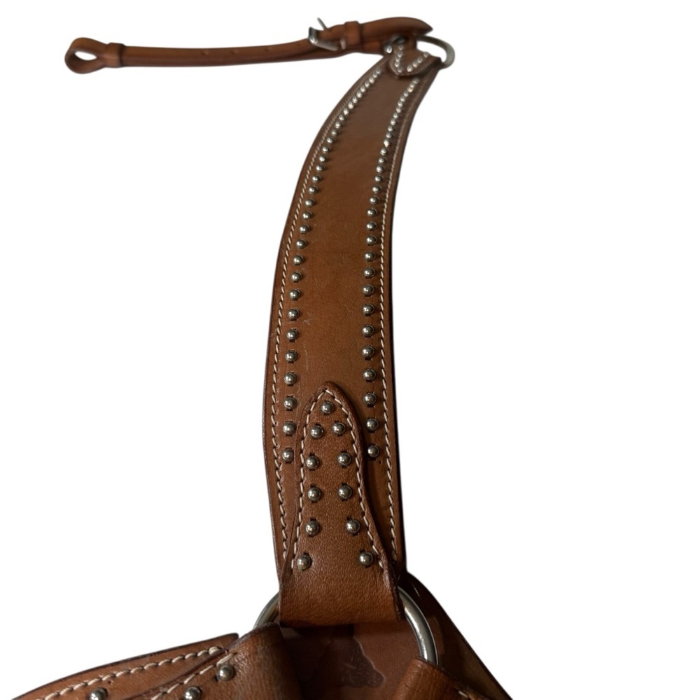 Elegant Brown Leather Horse Breast collar - Picture 5 of 16
